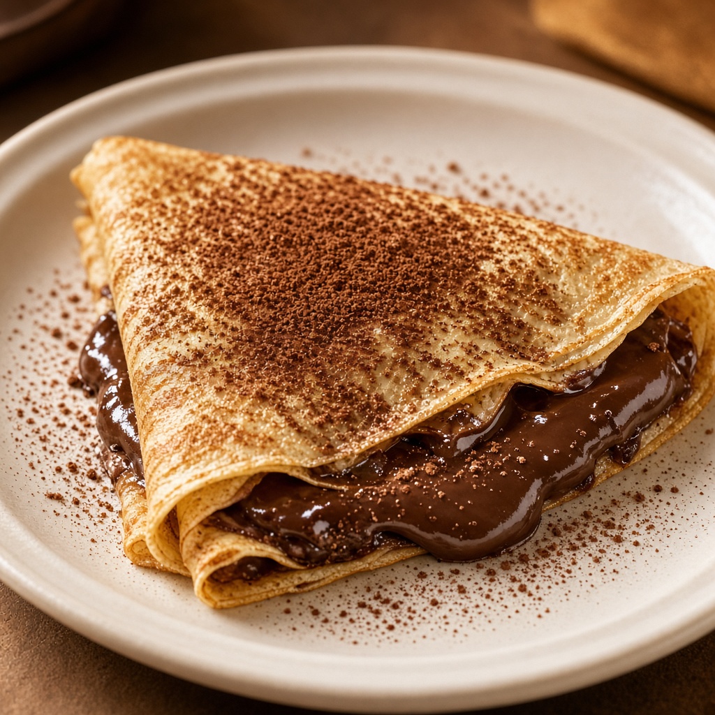 Crêpe au chocolat